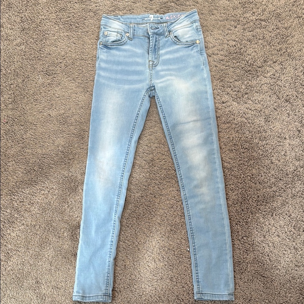 Girls 7 for All Mankind stretch jeans